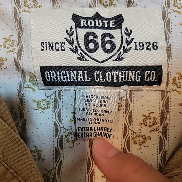 Route 66 Womens XL Ripstop Canvas Lightweight Jacket Short Sleeve Rework Lace - Picture 3 of 9